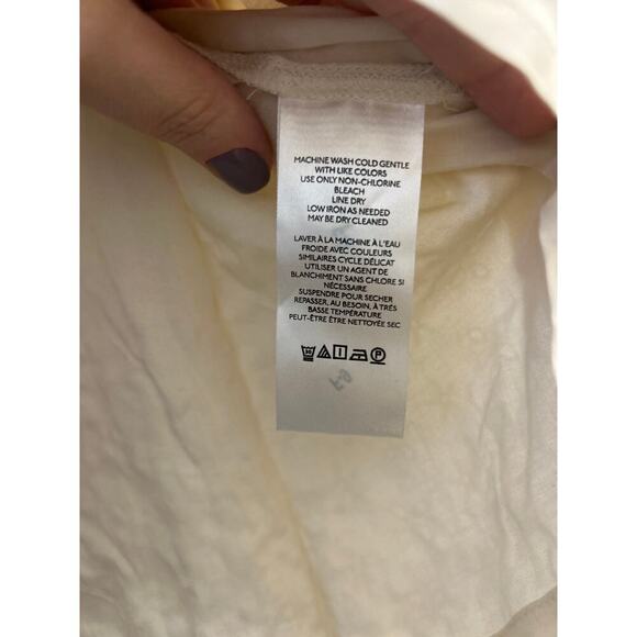 NWT BOHO eyelet Ivory Free People Malina Maxi Dress Size Large $198 MSRP - Picture 5 of 11